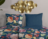 Prémiová posteľná bielizeň Descanso modrá
